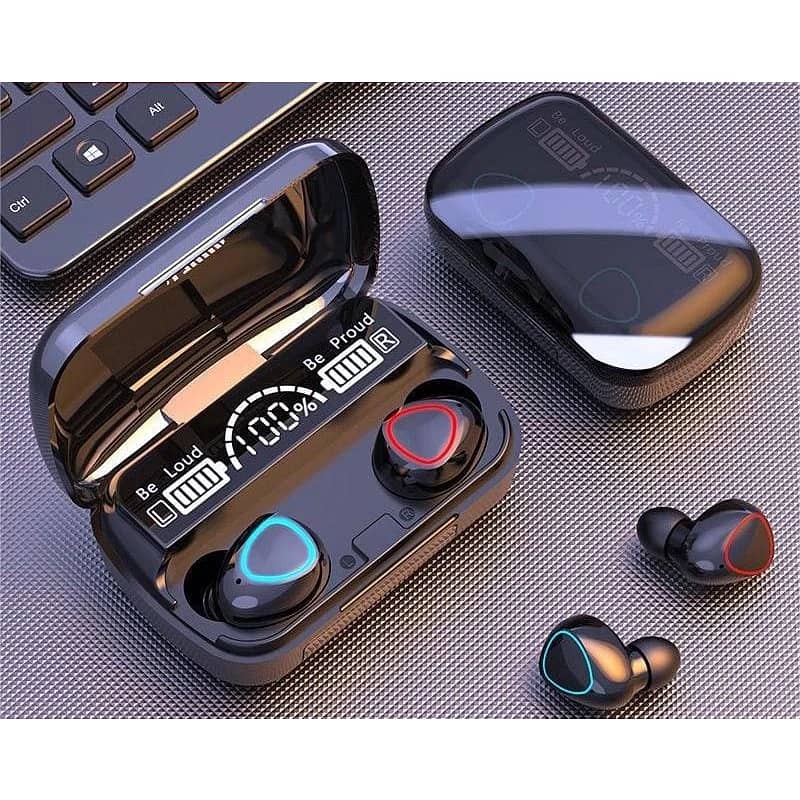 M10 Air buds Wireless Bluetooth EarBuds Premium Quality For All Smart 1