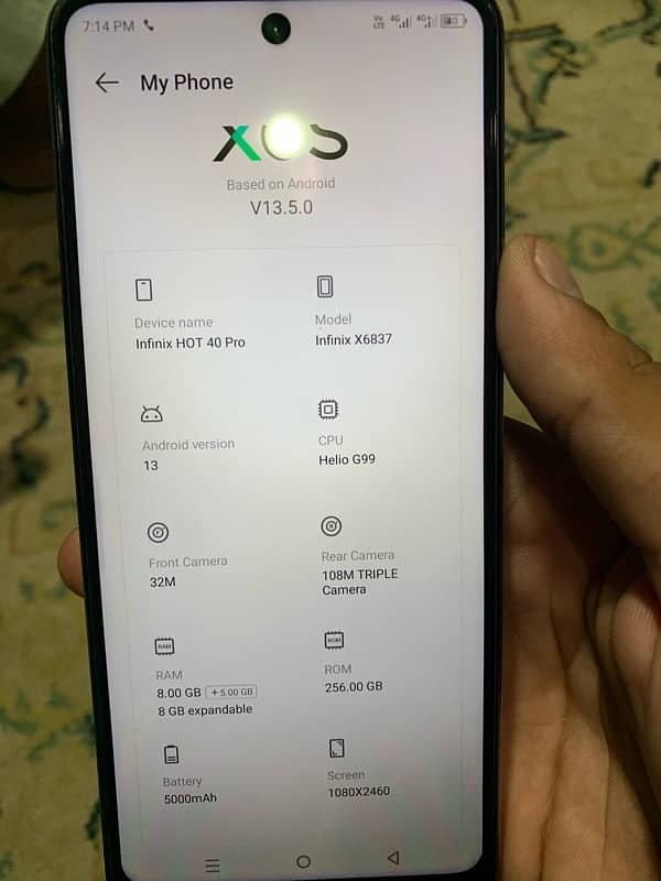 infinix hot 40 pro 6