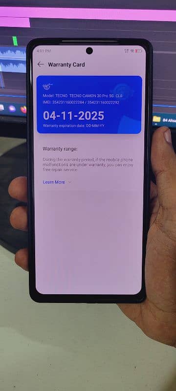 Tecno Camon 30 pro(512GB) 6