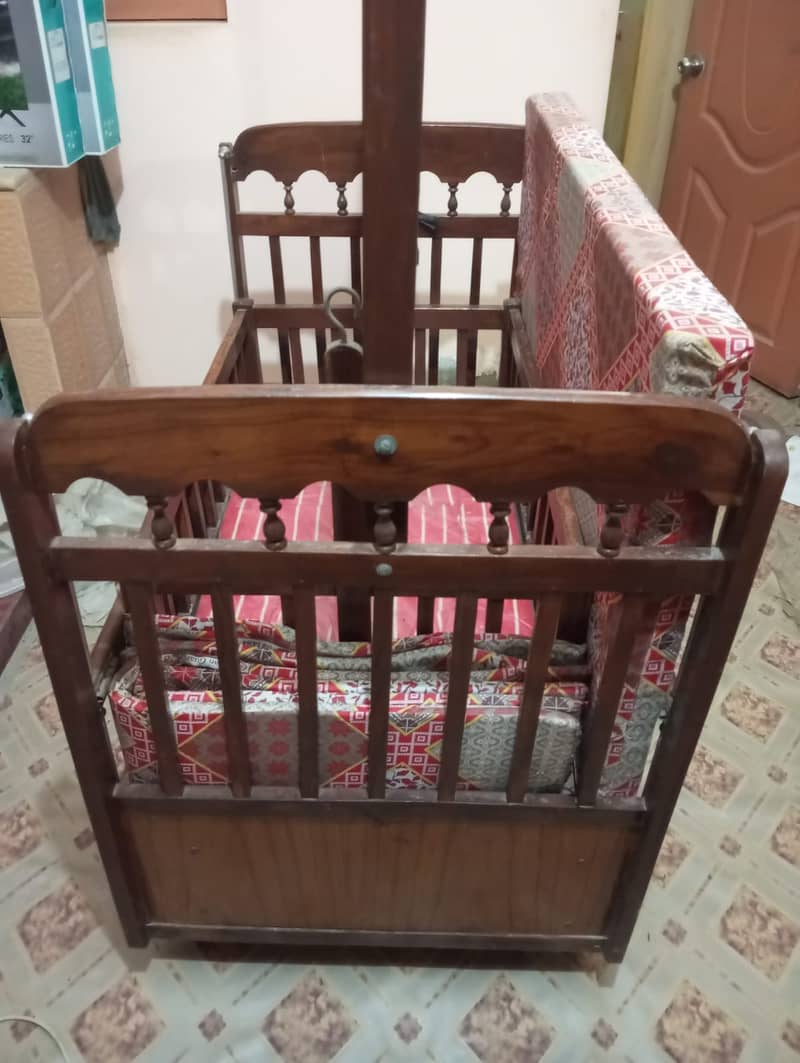 Wooden Baby Cot 3