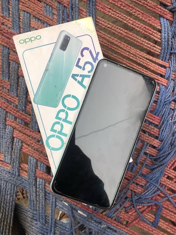 Oppo a52 4/128 5000 Mah battery No open No repair Box mobile 1