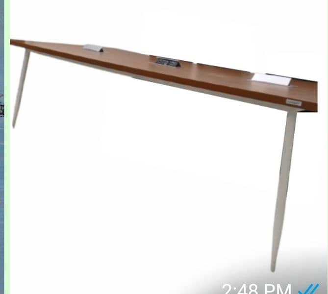 Meeting Table 8x4 with 3  wire Gormmet 1