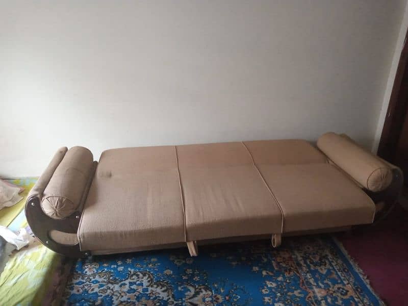 sofa cum bed and two seater sofa for sale 2