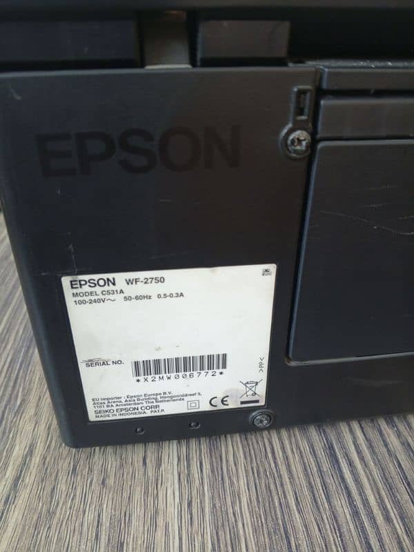 colour print EPSOF wifi 2750 MODEL C531A ALL IN ONE 1