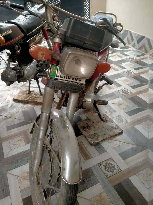 Honda Cg 125 model 2017 registration year 2018 1