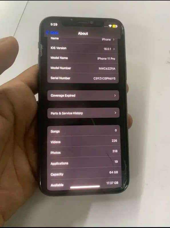 iPhone 11 pro 64 GB non pta 1