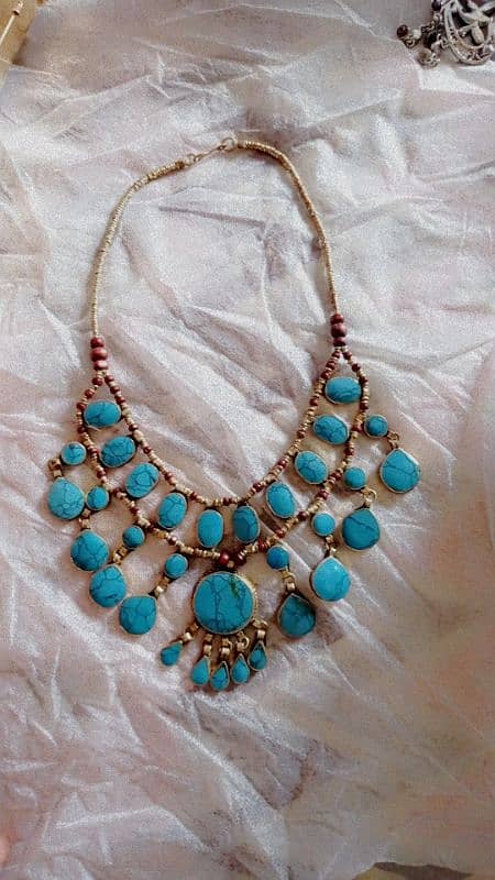 Afghan Vintage Necklace Beautiful Tribal Kuchi Necklace. 3