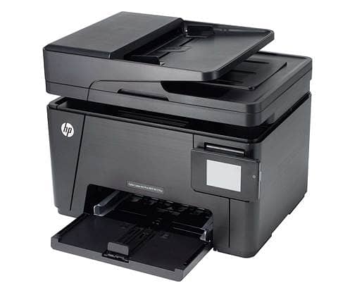 The HP Color LaserJet Pro MFP M177fw is a multifunction printer that 0