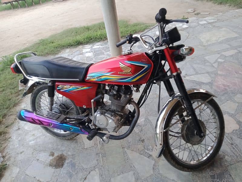 Honda cg125 chakwal golden number 0