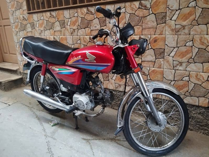 Honda cd 70 2016 model Karachi Number 3