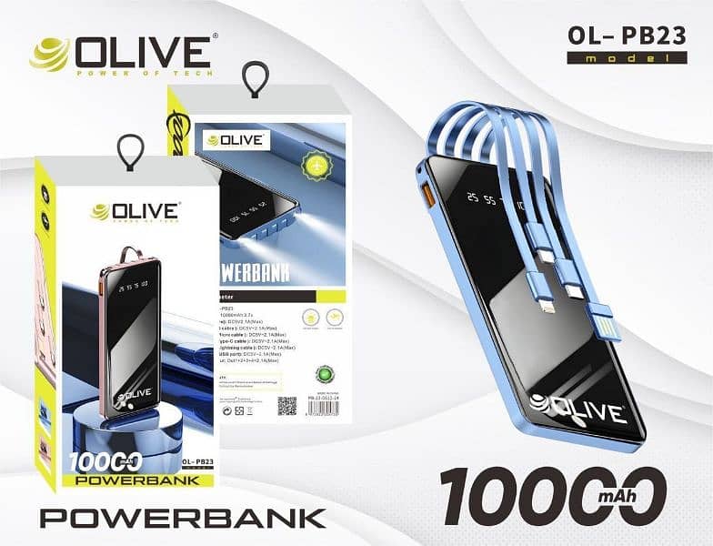 OLIVE Power bank 10000 mah 0