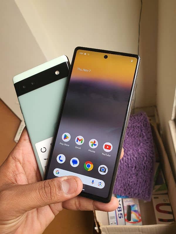 Google Pixel 6A 6/128GB dual Sim PTA . pixel 6, pixel 5, 4XL  All 1