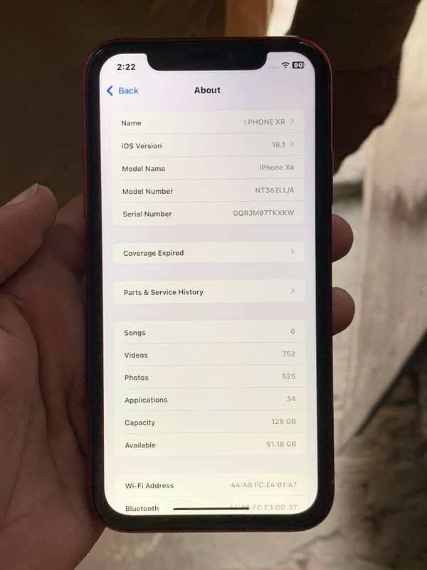 I phone XR 128GB jv 3