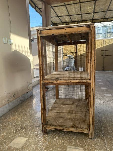 Wooden Cage For Hens 1