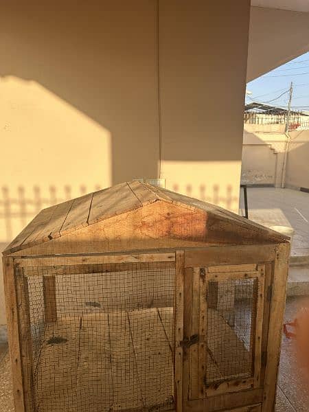 Wooden Cage For Hens 2