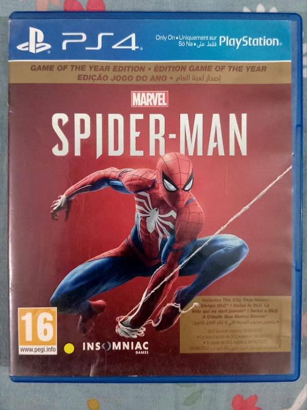 Marvel's Spiderman PS4 Used 0