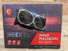 MSI Radeon RX 6600 MECH 2X 8G Graphics Card