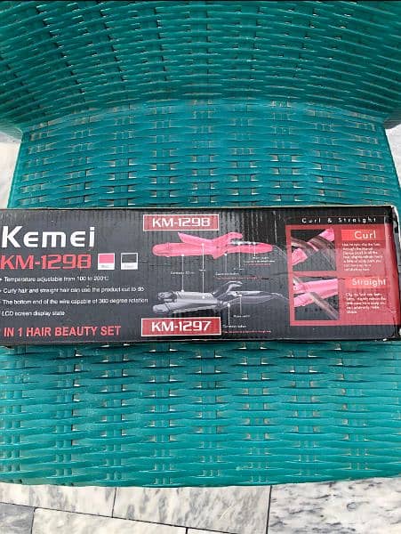 KEMEI Straightener and Curler 0