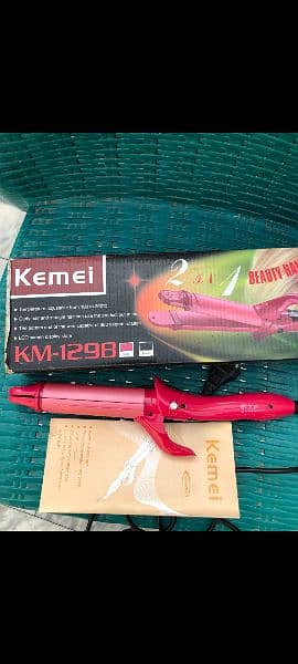 KEMEI Straightener and Curler 2