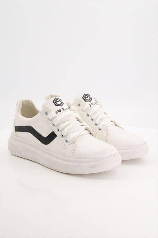 Men's synthetic leather casual Sneaker's with   free delivery 0