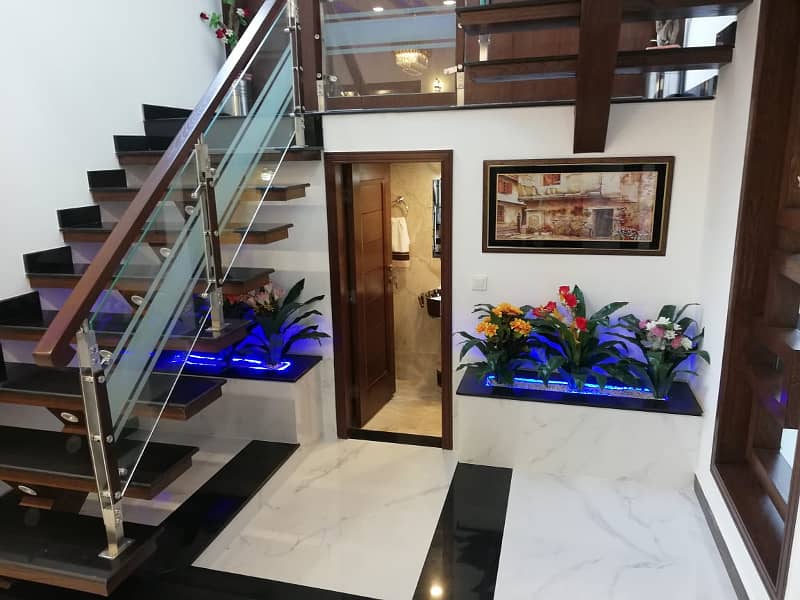 1 Kanal Upper Portion Separate Gate (Brand New) 2 Bed Attach Bath Tile Flooring Tv lounge Side Terrace Kitchen Store In DHA Phase 8 Near Broadway 37