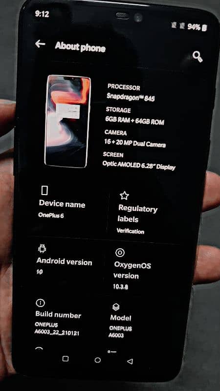 OnePlus 6 (64 GB) Lush Condition 4