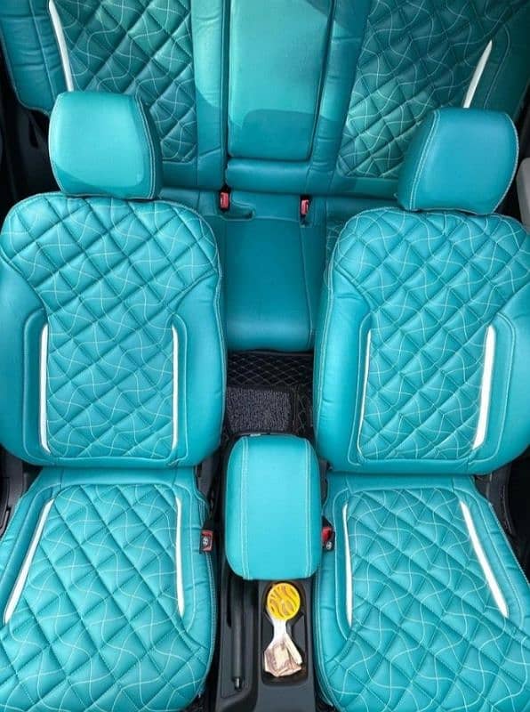 luxury hand made car seat covers and other interior 1