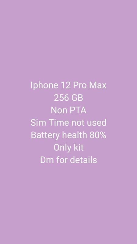 iPhone 12 Pro Max 256 GB 0