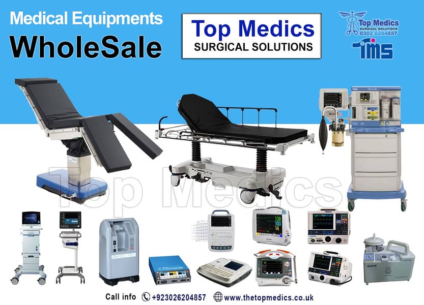 Examination couch,OT Light, Hospital bed,baby incubator, Equipments 6