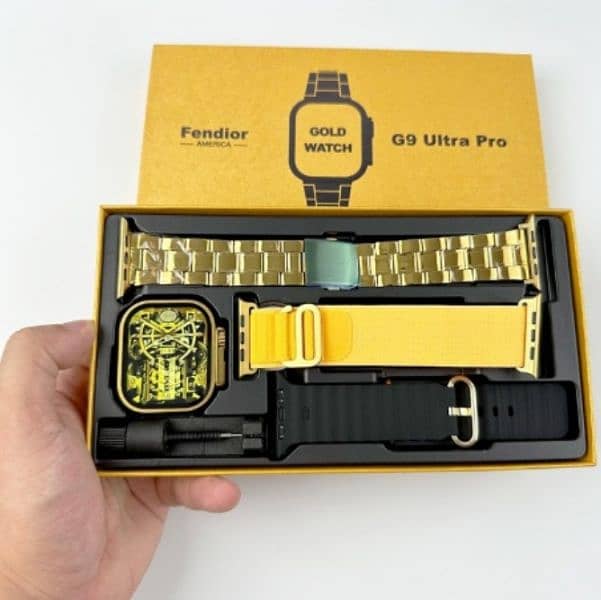 G9 ultra smart watch golden eddition 4