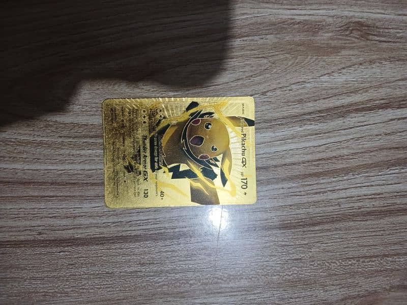 Golden Pokemon card 0