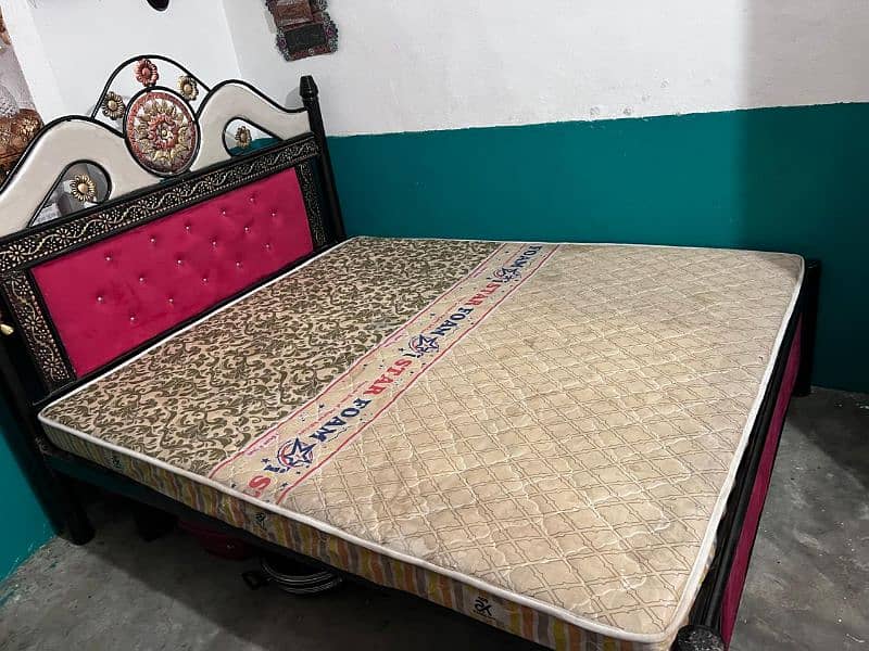 king size bed/double bed/iron bed/bed set 6