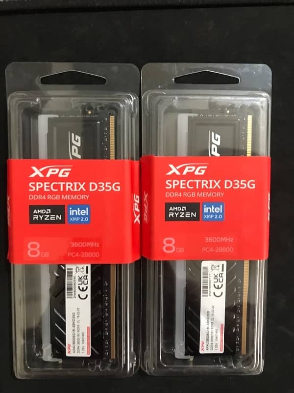 XPG Spectrix D35G 8x2 GB DDR4 Ram (New With Warranty ) 0