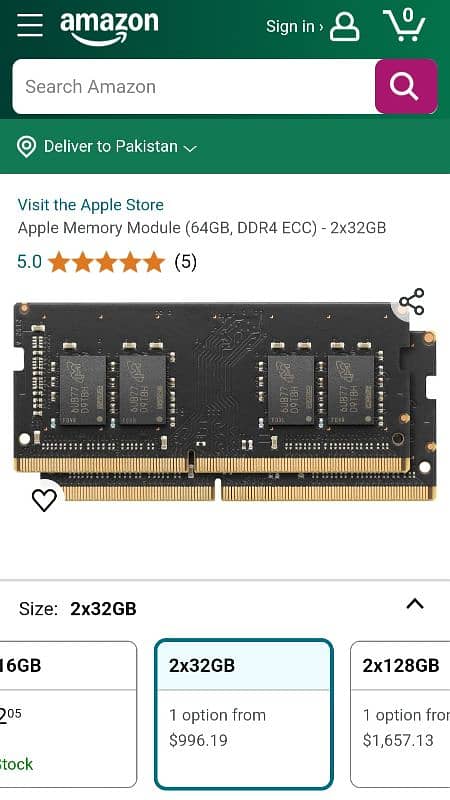 Apple Memory module 64gb Brand New 4