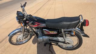 Honda CG 125 2024 Karachi number genuine condition Sealed engine