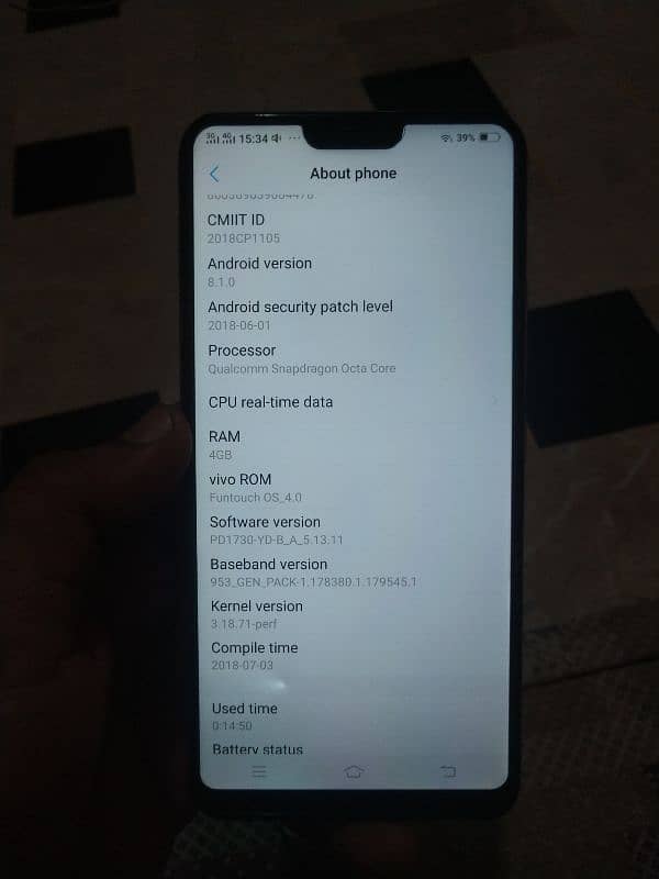 vivo y 85 for sell 6