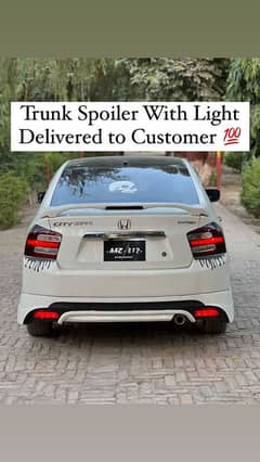 SPOILERS FOR ANY CAR FIBER AND PLASTIC MATERIAL