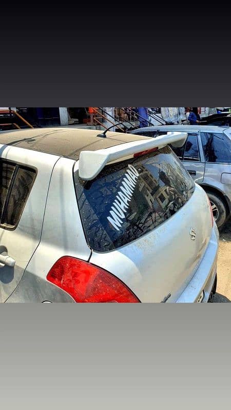 SPOILERS FOR ANY CAR FIBER AND PLASTIC MATERIAL 5