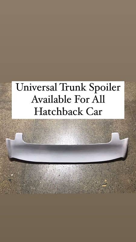 SPOILERS FOR ANY CAR FIBER AND PLASTIC MATERIAL 8