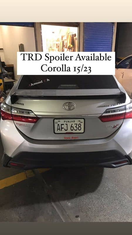 SPOILERS FOR ANY CAR FIBER AND PLASTIC MATERIAL 11