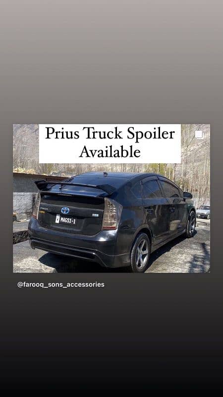 SPOILERS FOR ANY CAR FIBER AND PLASTIC MATERIAL 13