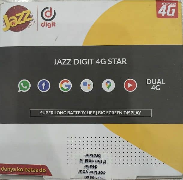 jazz digit 4G star 4