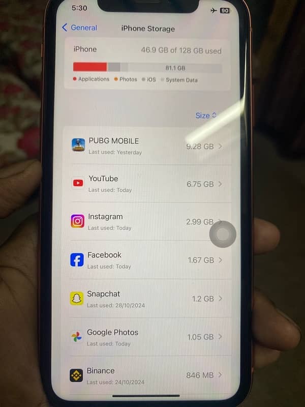 iPhone XR factory unlock 128GB water back 10%95 4