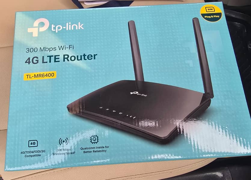 TP LINK 4G LTE ROUTER TL-MR6400 0