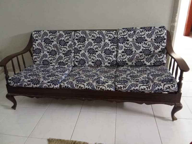 5 seater sofa set used 0