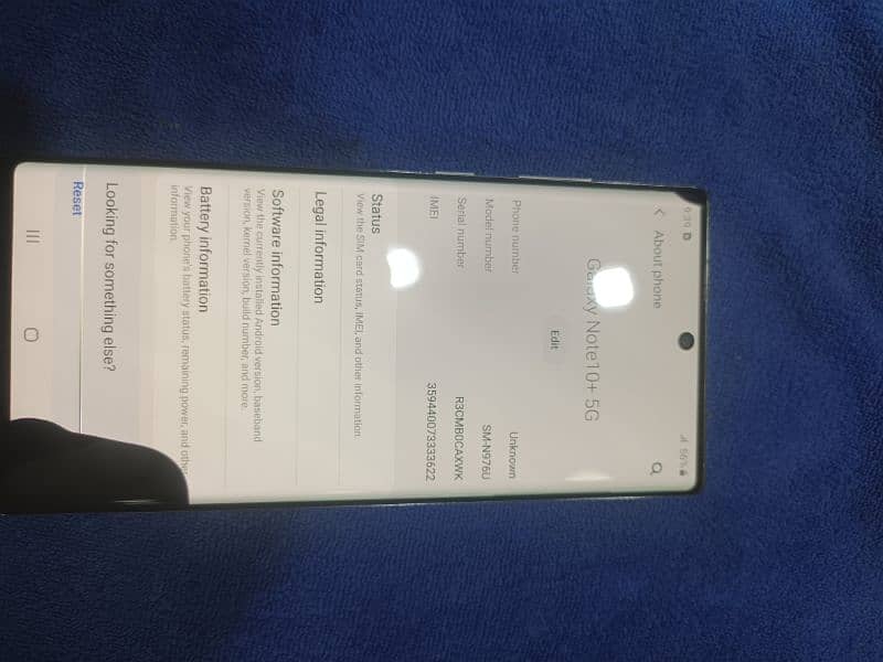 Samsung note 10+ 5g 10/9 condition non pta just line and dot 12/256gb 6