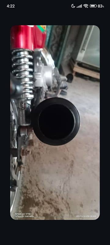 Bike exhaust for 70 cc 1