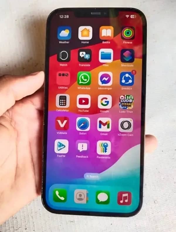 i phone 12 pro max 256 gb fectory unlock 88battery health 3