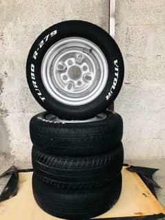 TURBO R-279 car rims tyre 155/70/12 urgent sale