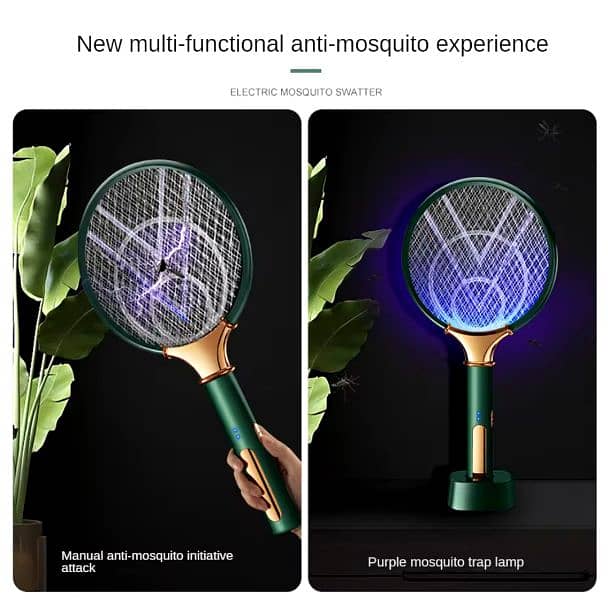 Rechargeable Electric Mosquito Racket - High Power Insect Killer 1